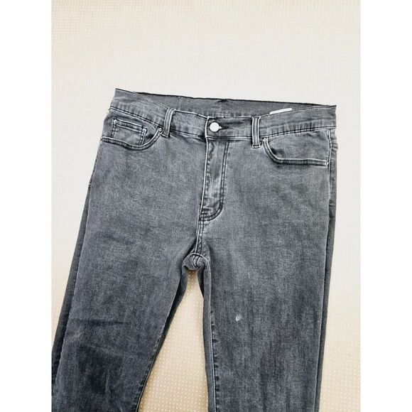 MNML Jeans Mens Size 34x32 Dark Gray Slim Fit Denim Casual - Picture 3 of 15